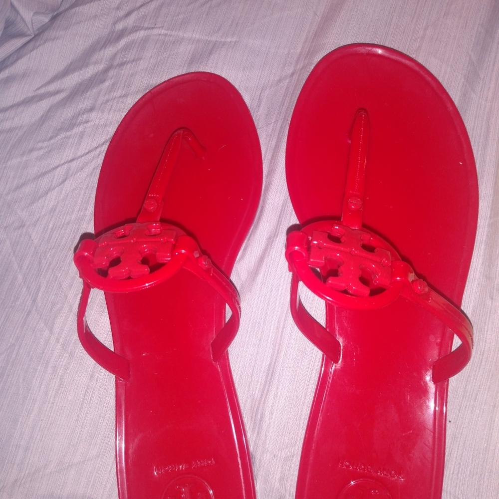 Red Tory Burch Sandals